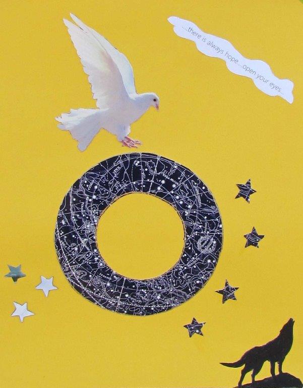 Alison Keenan_Avian Fables 5_There is always hope_8 x 11 inches_mixed media